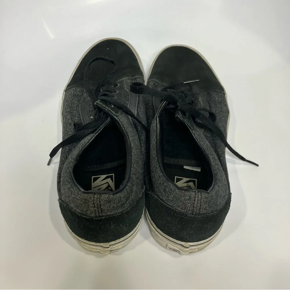 Vans black gray old skool sneakers men's size 11‎